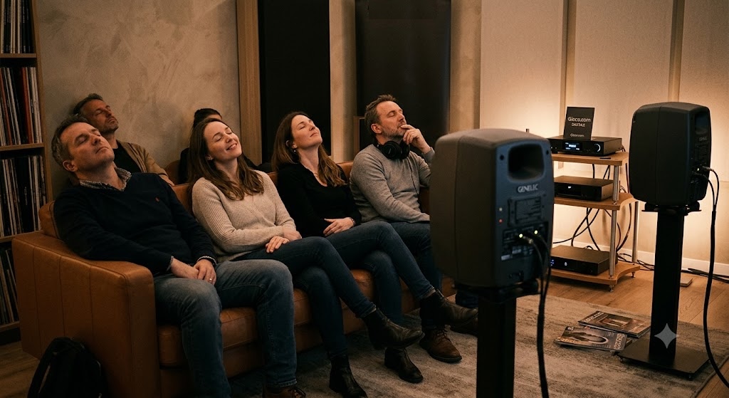 Ascolto hifi con monitor Genelec - Gioco.com