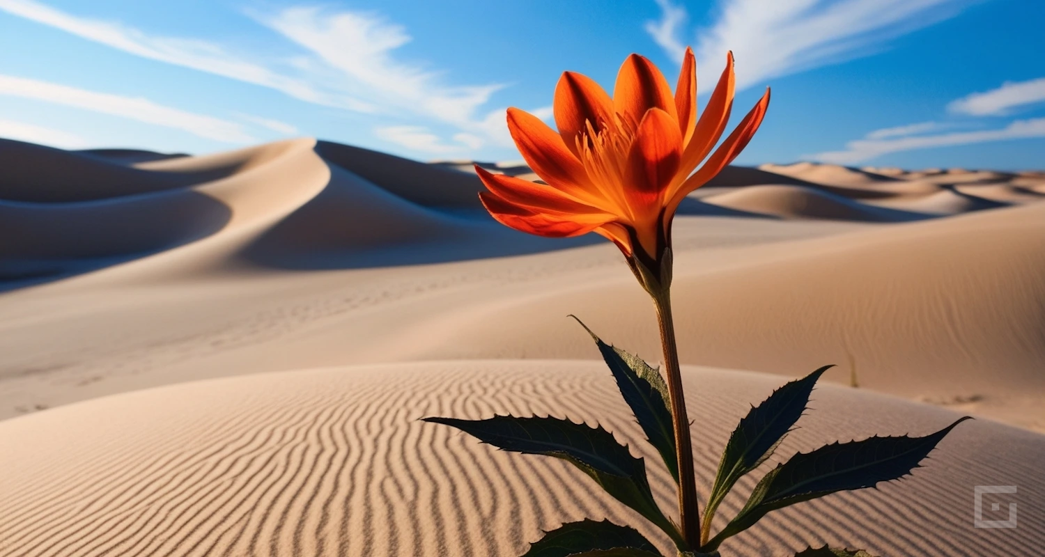 Fiore nel deserto